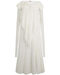 Philosophy Di Lorenzo Serafini - Ruffled Midi Dress - Lyst