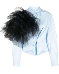 Act No1 - Blouse Verfraaid Met Tule - Lyst