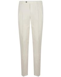PT Torino - Style Pressed-Crease Elasticated-Waistband Trousers - Lyst