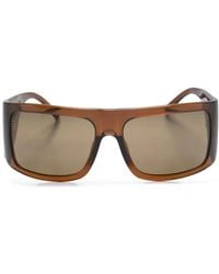 Linda Farrow - X The Attico Andre Oversize-Frame Sunglasses - Lyst