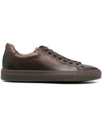 Doucal's - Lace-Up Leather Sneakers - Lyst