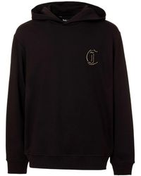 Just Cavalli - Logo-Patch Hoodie - Lyst