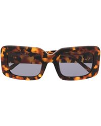 Linda Farrow - X The Attico Jorja Square-frame Sunglasses - Lyst