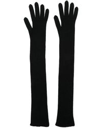 Moncler - Long Virgin Wool Gloves - Lyst