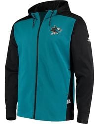 adidas - San Jose Sharks Zip-Fastening Hoodie - Lyst