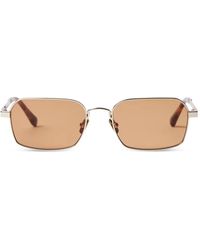 Sandro - Sonnenbrille Mit Eckigem Gestell - Lyst