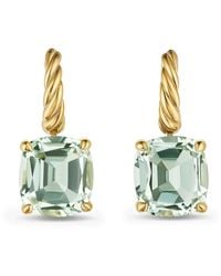 David Yurman - 18Kt Marbella Prasiolite Drop Earrings - Lyst