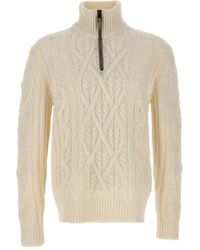 BOSS - L-Harpreno Half-Zip Sweater - Lyst