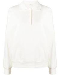 The Row - Knitted Polo Sweatshirt - Lyst