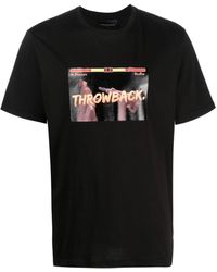 Throwback. - Logo-print Cotton T-shirt - Lyst
