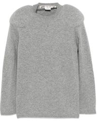 Comme des Garçons - Padded-Shoulder Sweater - Lyst