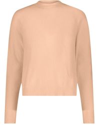 Minnie Rose - Raglan-Sleeve Crew-Neck Sweater - Lyst