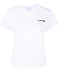 Patrizia Pepe - T-shirt en coton à logo brodé - Lyst