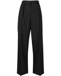 The Row - Marce Mid-rise Tailored Trousers - Lyst