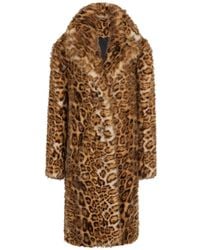 Rabanne - Abrigo Con Estampado De Leopardo - Lyst