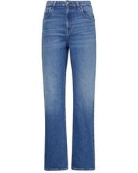 Calvin Klein - Logo-Patch Jeans - Lyst