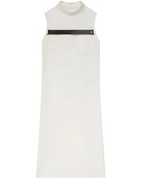 Courreges - Straped Tailored Twill Dress - Lyst