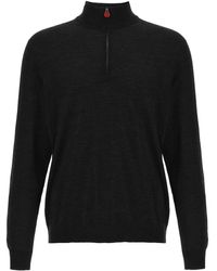 Kiton - Zip-Up High-Collar Sweater - Lyst