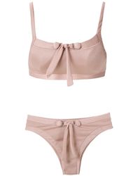 Amir Slama - Front Tie Detail Bikini Set - Lyst
