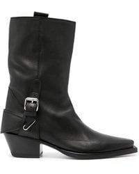 Buttero - 55mm Leather Boots - Lyst