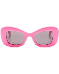 McQueen - Bold Cat-Eye Tinted Sunglasses - Lyst