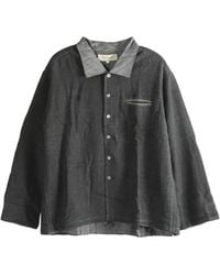 MUTEDANCE - Chest-Pocket Check-Collar Shirt - Lyst