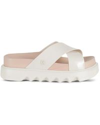Melissa - Crossover-Strap Platform Sandals - Lyst