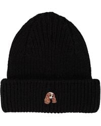 PELO FOUNDATION - Dog-Appliqué Beanie - Lyst