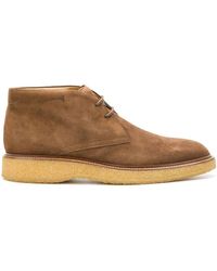 Tod's Bottines lacées à semelle épaisse - Marron