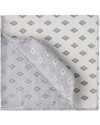 Brunello Cucinelli - Diamond Silk Pocket Square Scarf - Lyst