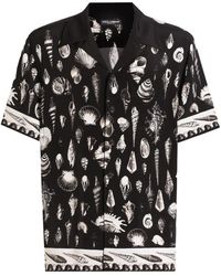 Dolce & Gabbana - Hemd Mit Muschel-Print - Lyst