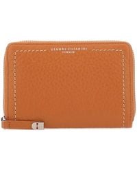 Gianni Chiarini - Bubble Grained-Leather Wallet - Lyst