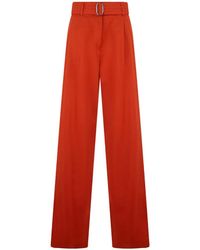 Moorer - Lorian-Wrl Belted Wide-Leg Trousers - Lyst