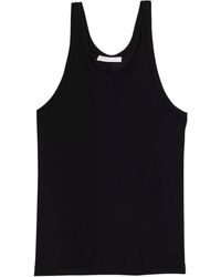 Helmut Lang - Haut Sans Manches À Détails En Métal - Lyst