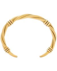 Saint Laurent - Twisted-Wire Cuff Bracelet - Lyst