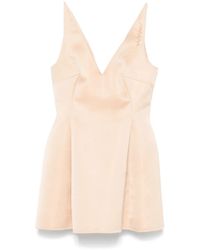 Marni - Duchess Satin Mini Dress - Lyst