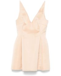 Marni - Robe Courte En Satin Duchesse - Lyst