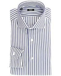 Barba Napoli - Vertical-Stripe Pattern Long-Sleeve Shirt - Lyst