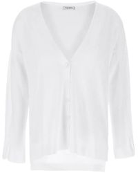 Kangra - Slit-Cuff V-Neck Cardigan - Lyst