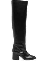 Aeyde - Almut Block-Heel Leather Boots - Lyst