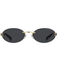 Marc Jacobs - Rimless Oval-Frame Sunglasses - Lyst