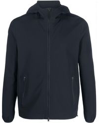 Herno - Zip-up Hooded Bomber Jacket - Lyst