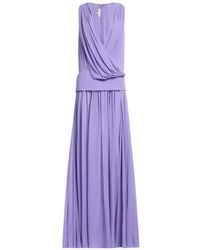 Elie Saab - Draped Silk Maxi Dress - Lyst
