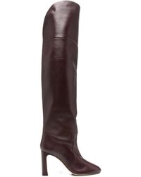 Stuart Weitzman - Bottines Babette Tubo 85 Mm En Cuir - Lyst