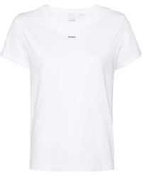 Pinko - Crew Neck T-Shirt - Lyst