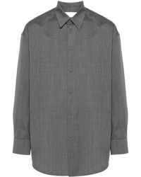 Jil Sander - Textured Wool Overshirt - Lyst