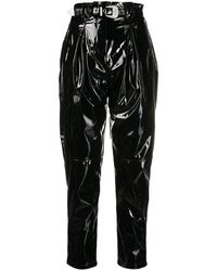 Pinko ベルテッド パンツ - ブラック