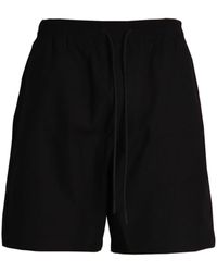 HUGO - Dan Drawstring Cotton Shorts - Lyst