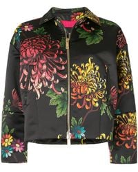DSquared² - Floral Print Bomber Jacket - Lyst