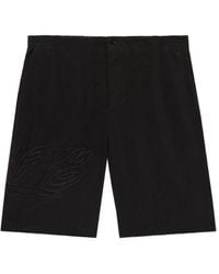 Off-White c/o Virgil Abloh - Handstyle Logo Organza Bowling Shorts - Lyst